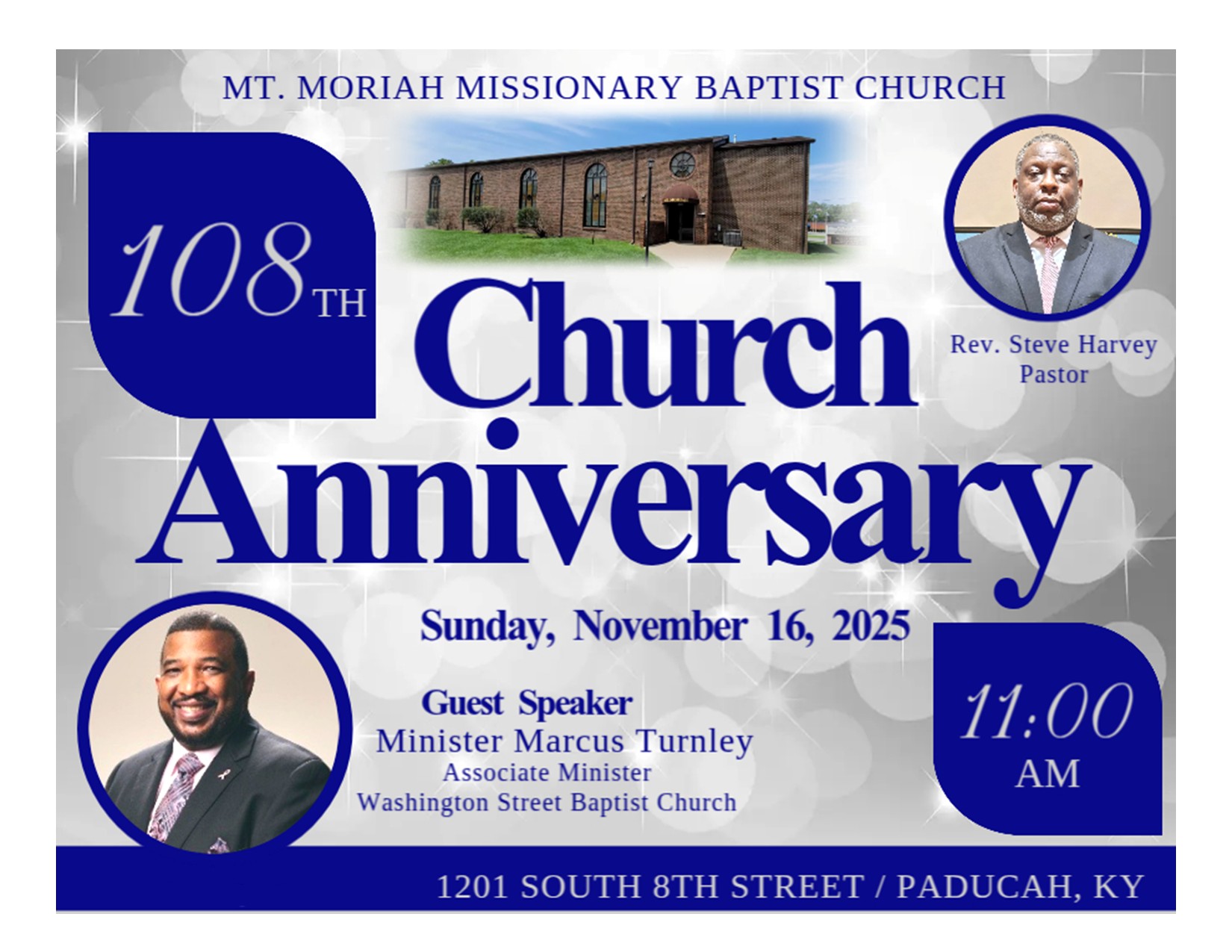 108th Anniversary Flyer Mt Moriah 2025
